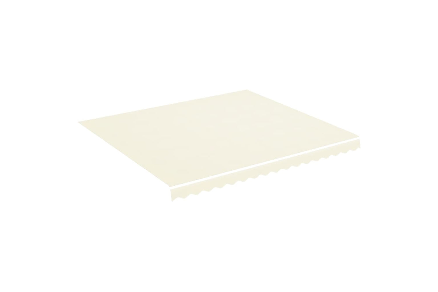 Vidaxl Replacement Fabric For Awning Cream 4x3.5 M