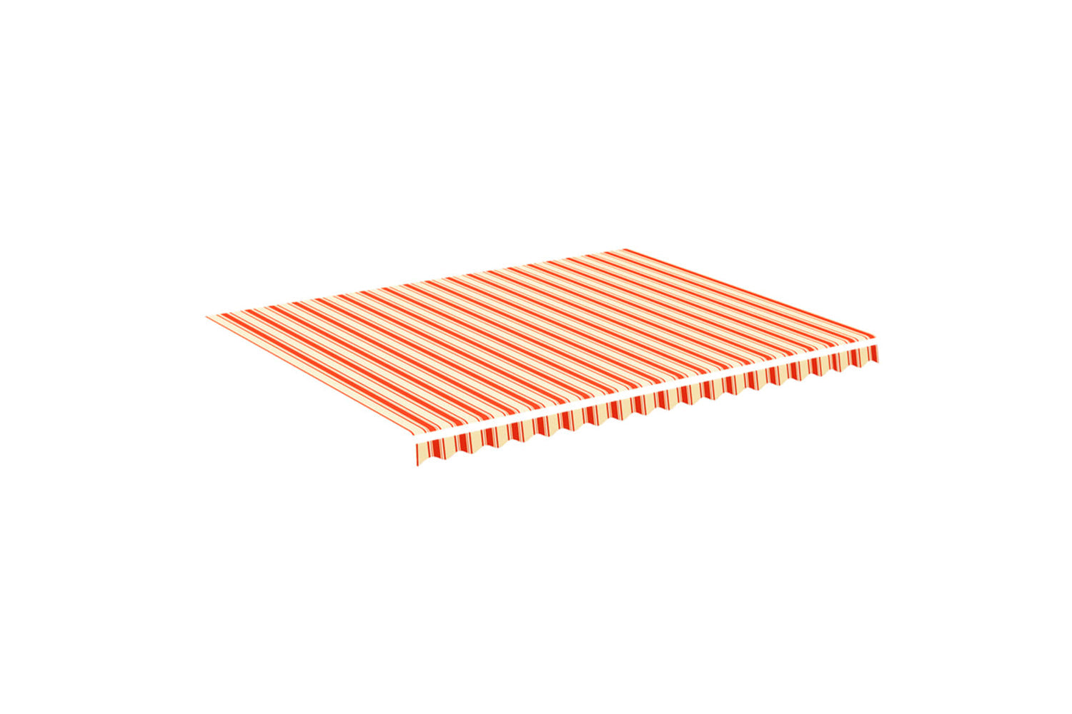 Vidaxl 312020 Replacement Fabric For Awning Yellow And Orange 4.5x3.5 M