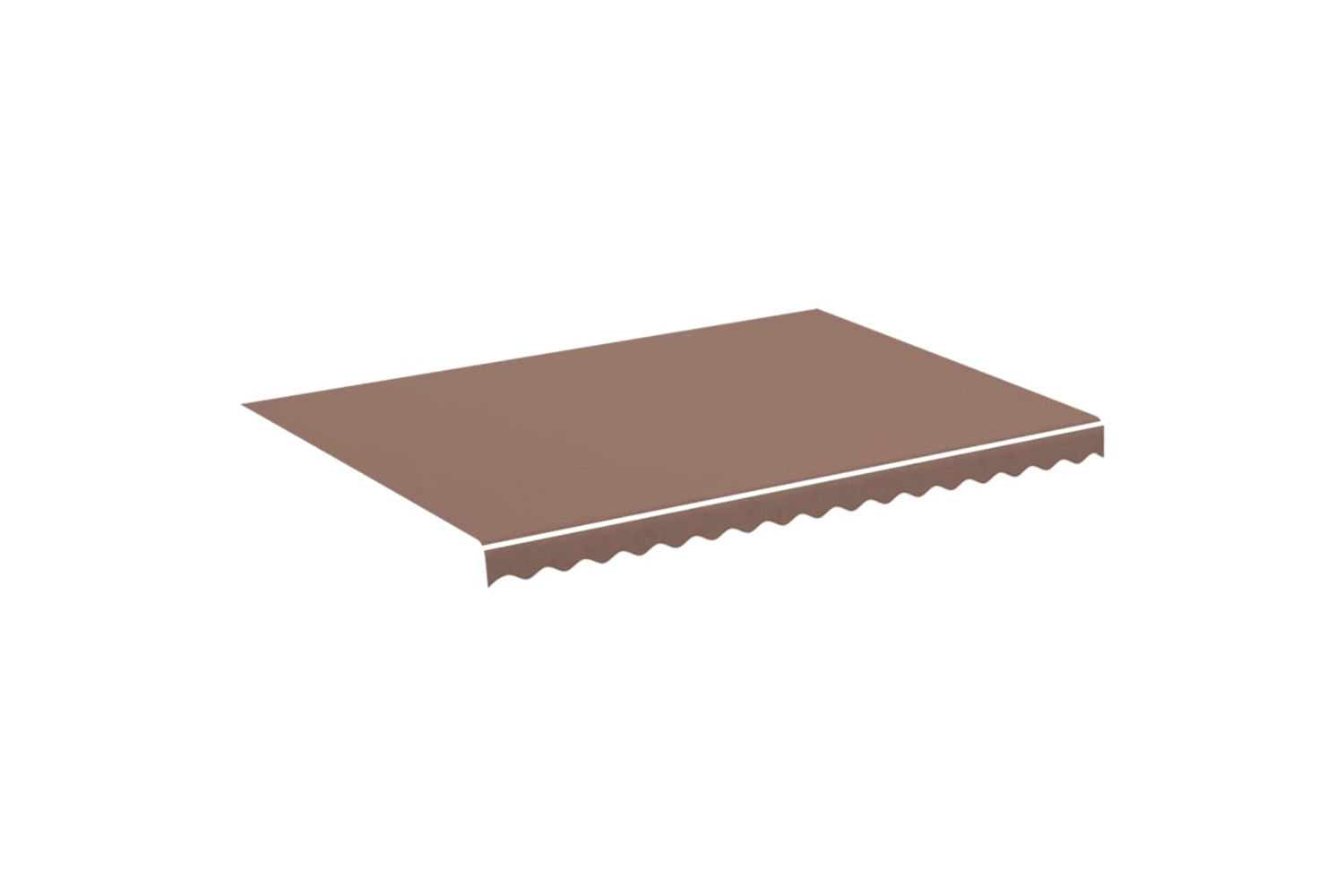 Vidaxl 311976 Replacement Fabric For Awning Brown 3.5x2.5 M