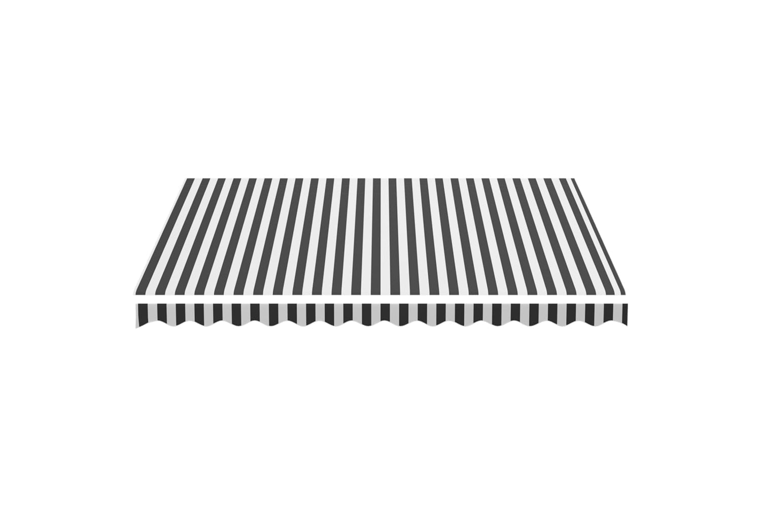 Vidaxl 311986 Replacement Fabric For Awning Anthracite And White 3.5x2.5 M-3