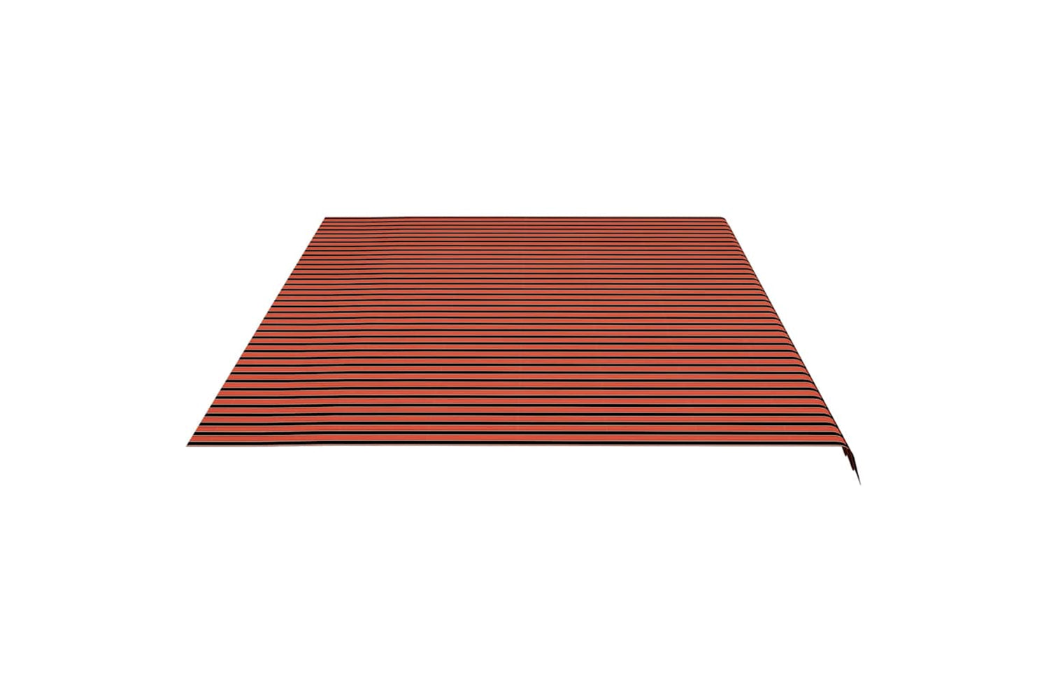 Vidaxl 311964 Replacement Fabric For Awning Orange And Brown 6x3.5 M-3
