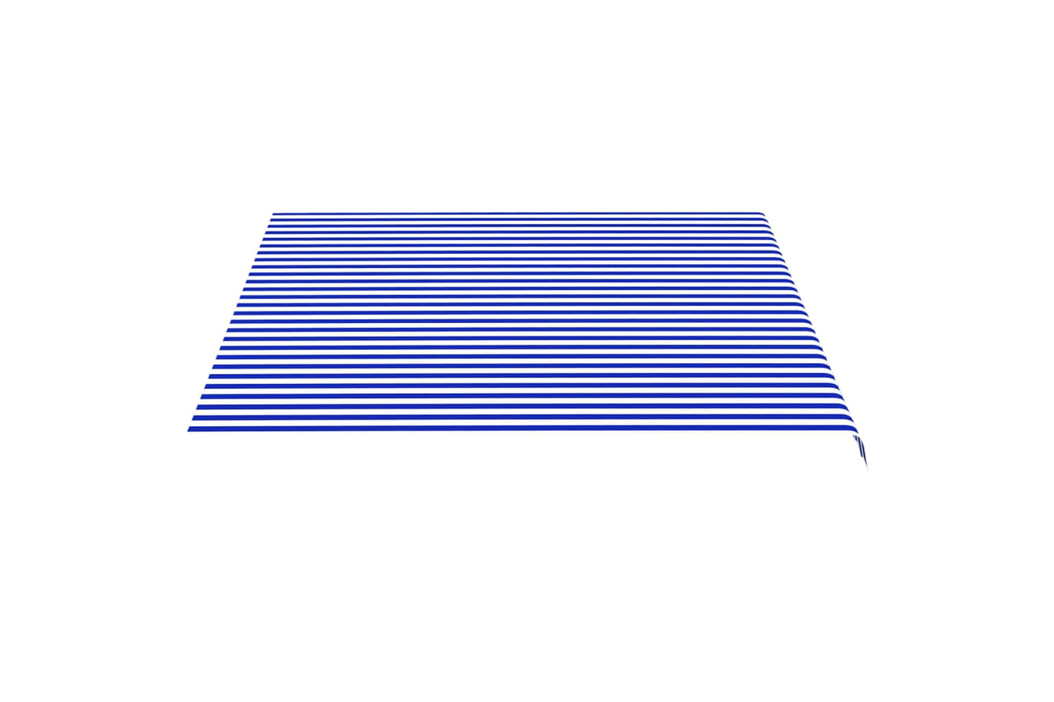 Vidaxl 311918 Replacement Fabric For Awning Blue And White 4x3.5 M-2