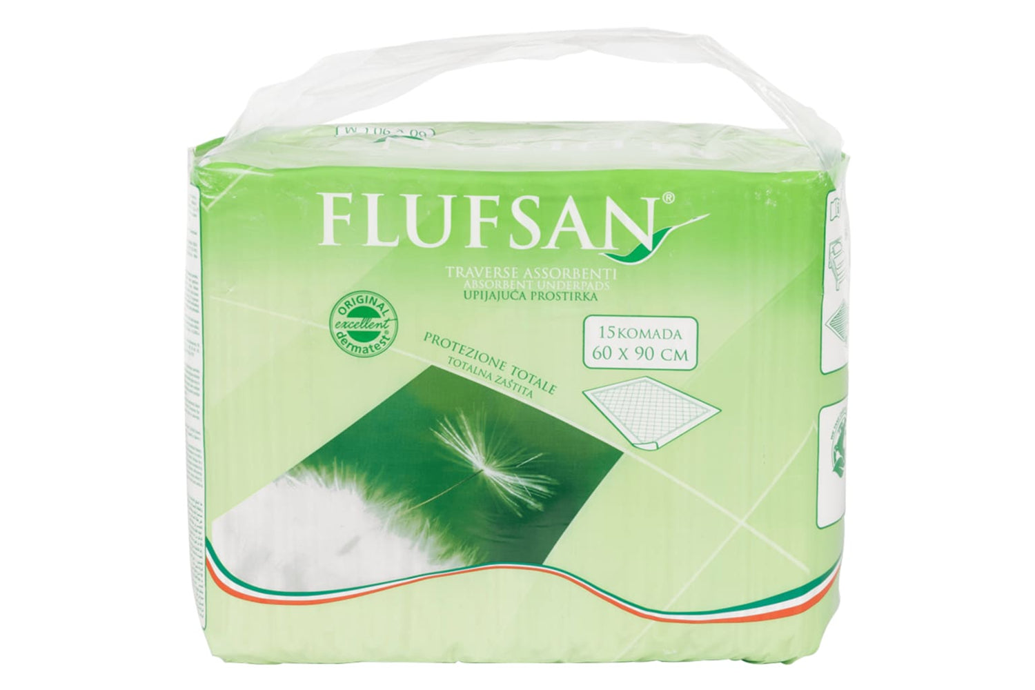 vidaXL 4008050 Flufsan Incontinence Bed Pads 90 Pcs 60x90cm-2