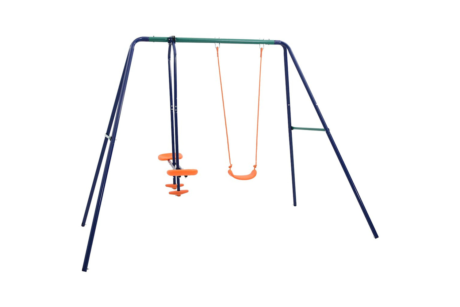 Vidaxl Swing Set With 3 Seats Steel-2