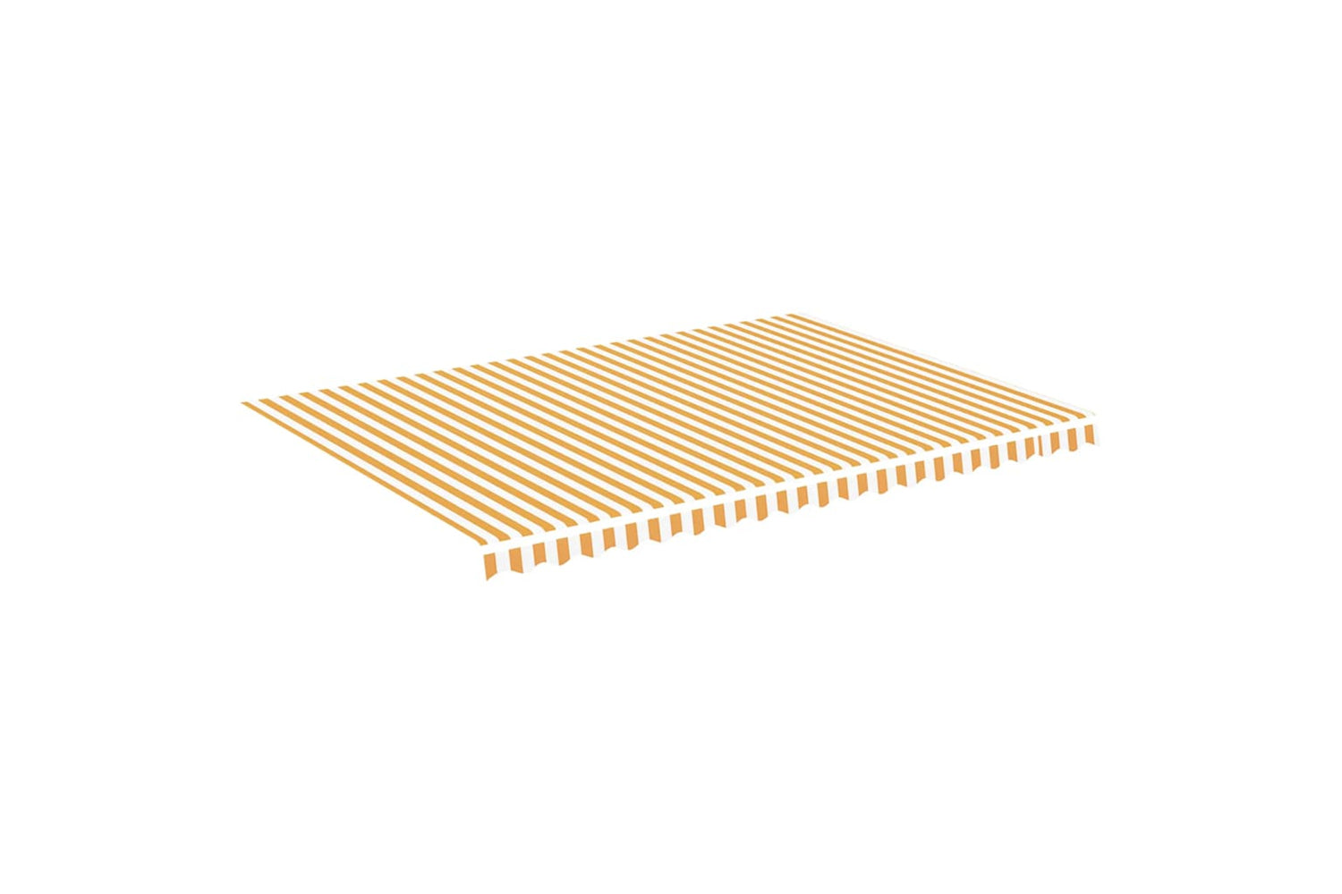 Vidaxl 311942 Replacement Fabric For Awning Yellow And White 5x3.5 M