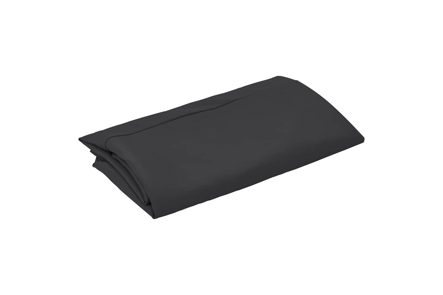 vidaXL 313818 Replacement Fabric For Cantilever Umbrella Black 350cm-2