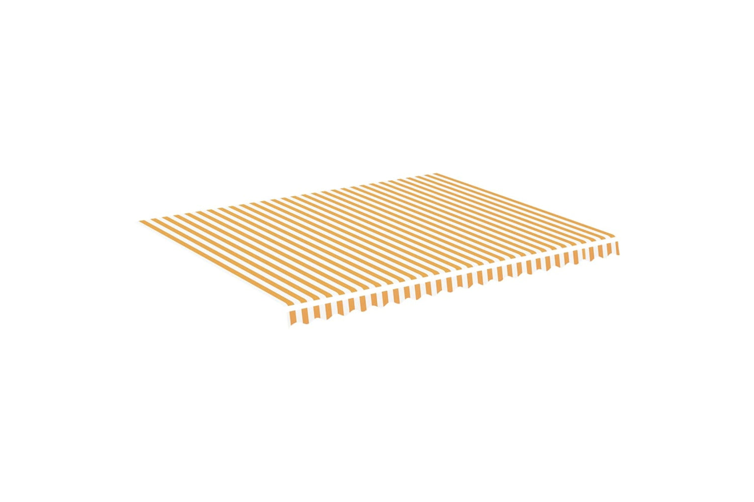 Vidaxl 311940 Replacement Fabric For Awning Yellow And White 4.5x3.5 M
