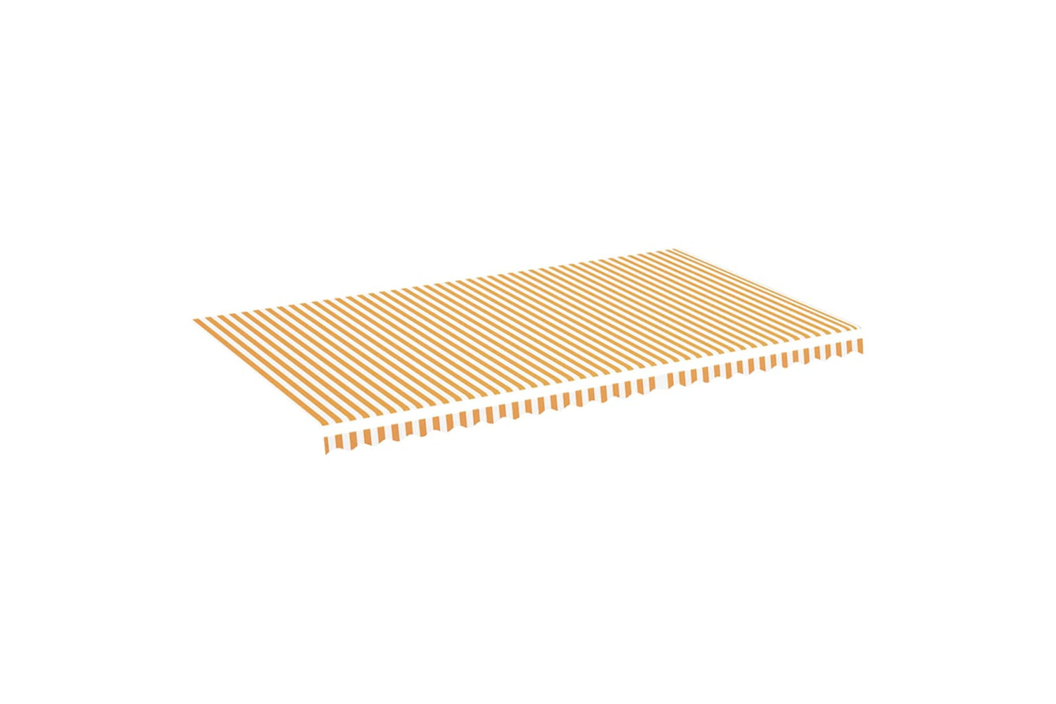 Vidaxl 311944 Replacement Fabric For Awning Yellow And White 6x3.5 M