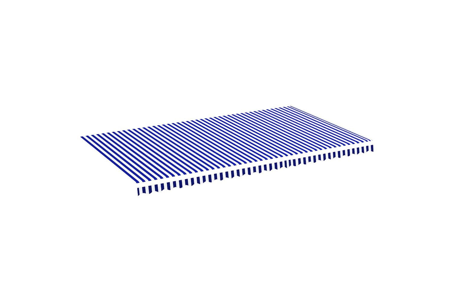 Vidaxl 311924 Replacement Fabric For Awning Blue And White 6x3.5 M
