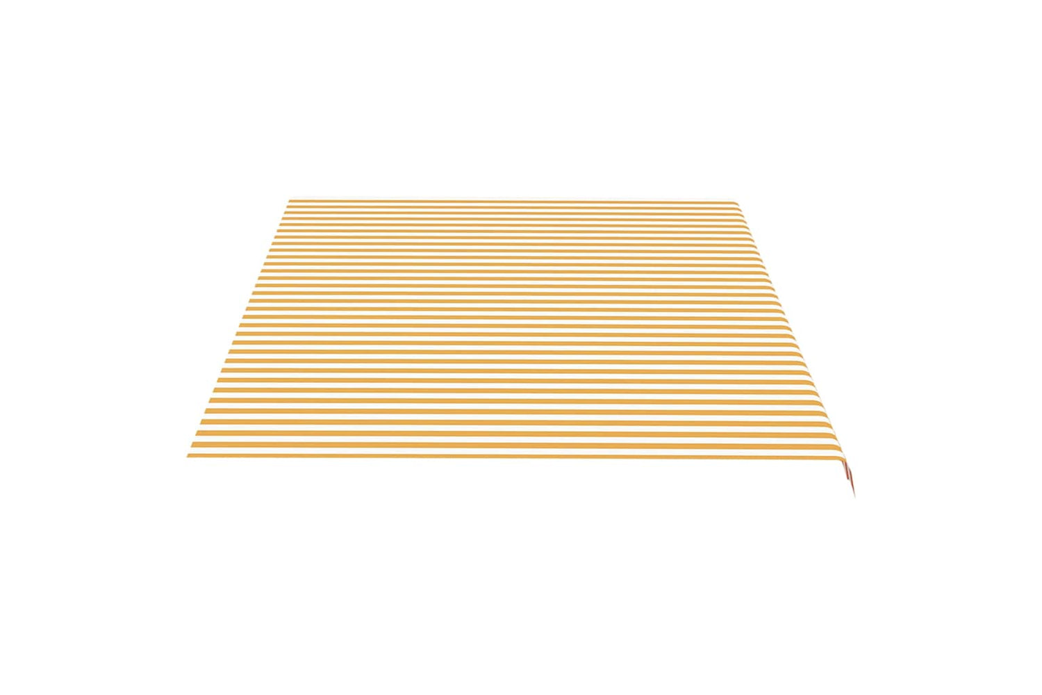 Vidaxl 311942 Replacement Fabric For Awning Yellow And White 5x3.5 M-3