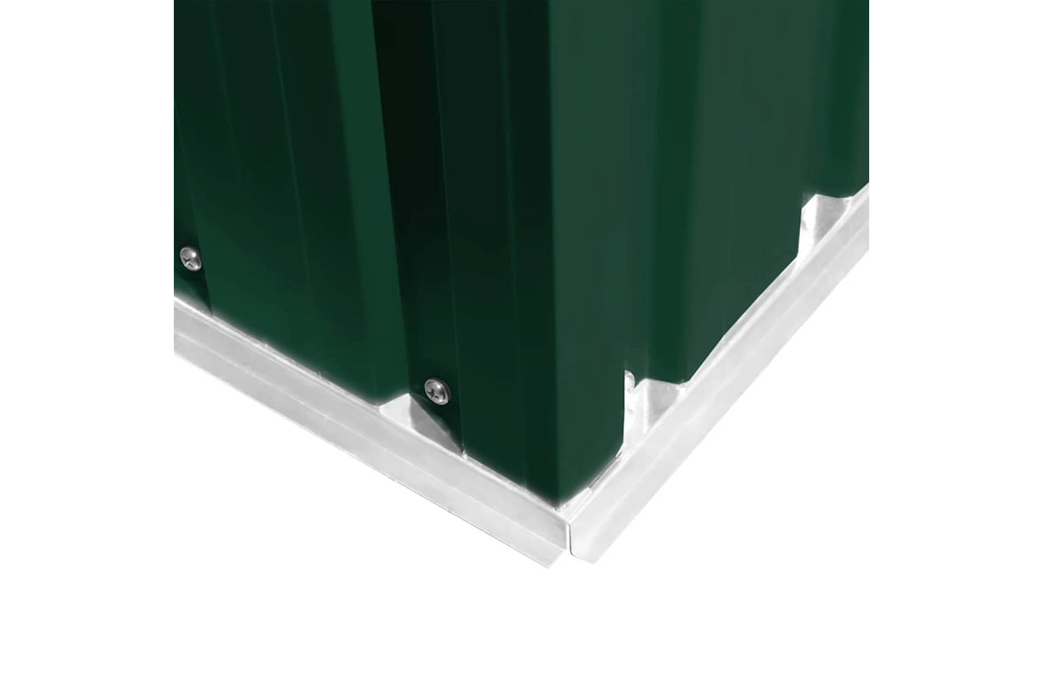 vidaXL 42910 Garden Storage Shed Green Metal 257x205x178cm-7