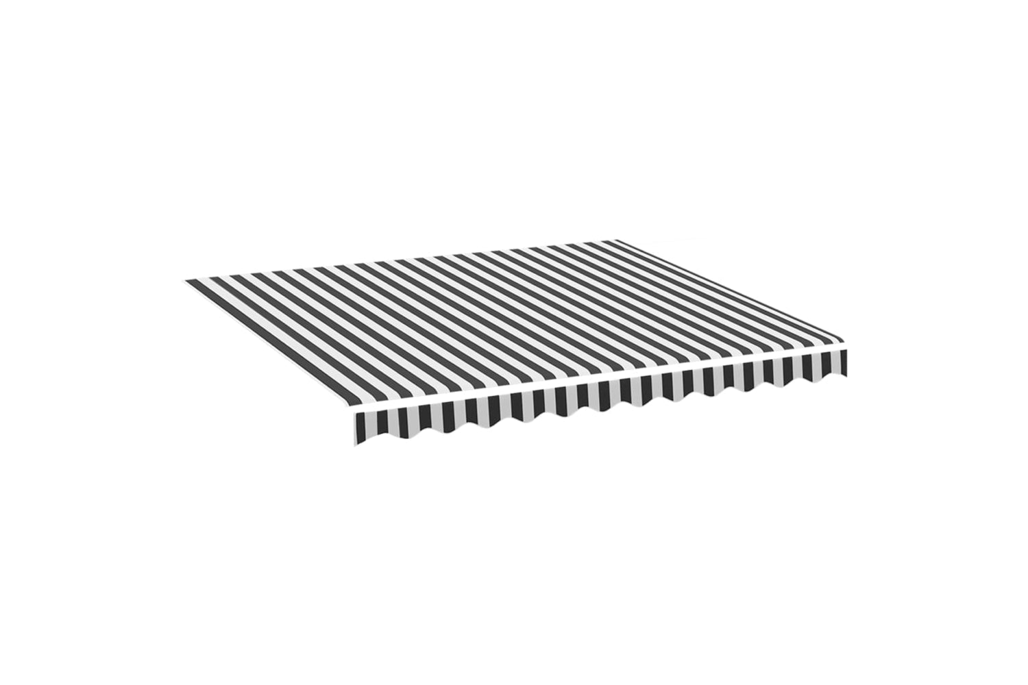 Vidaxl 311985 Replacement Fabric For Awning Anthracite And White 3x2.5 M