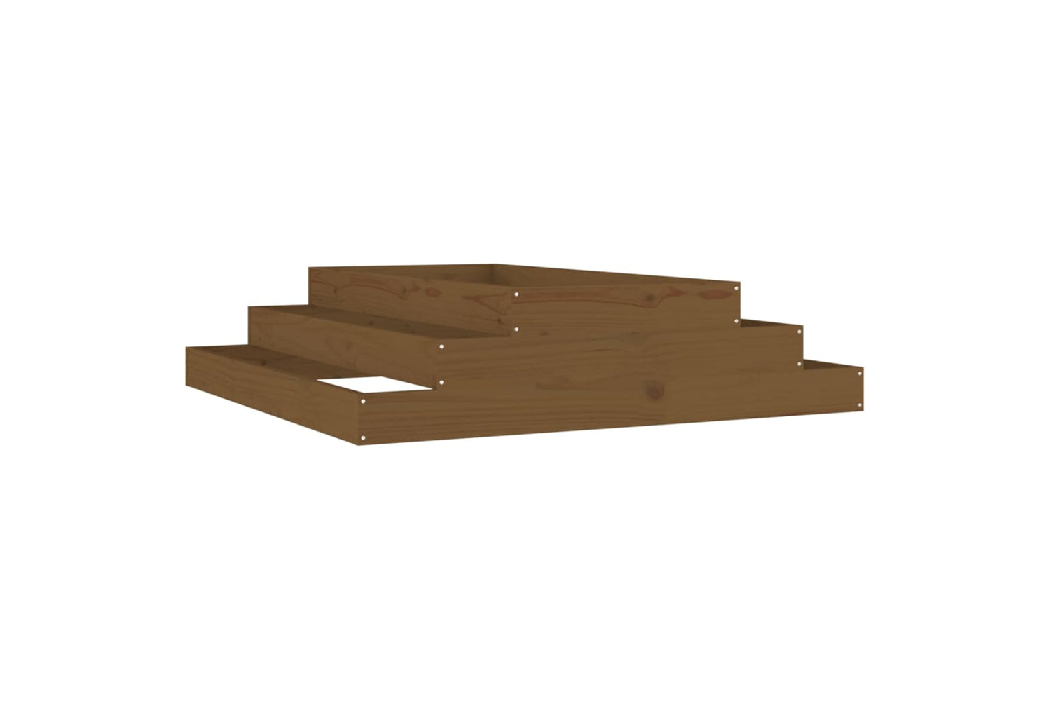 vidaXL 823902 Planter Honey Brown 110x110x27cm Solid Wood Pine