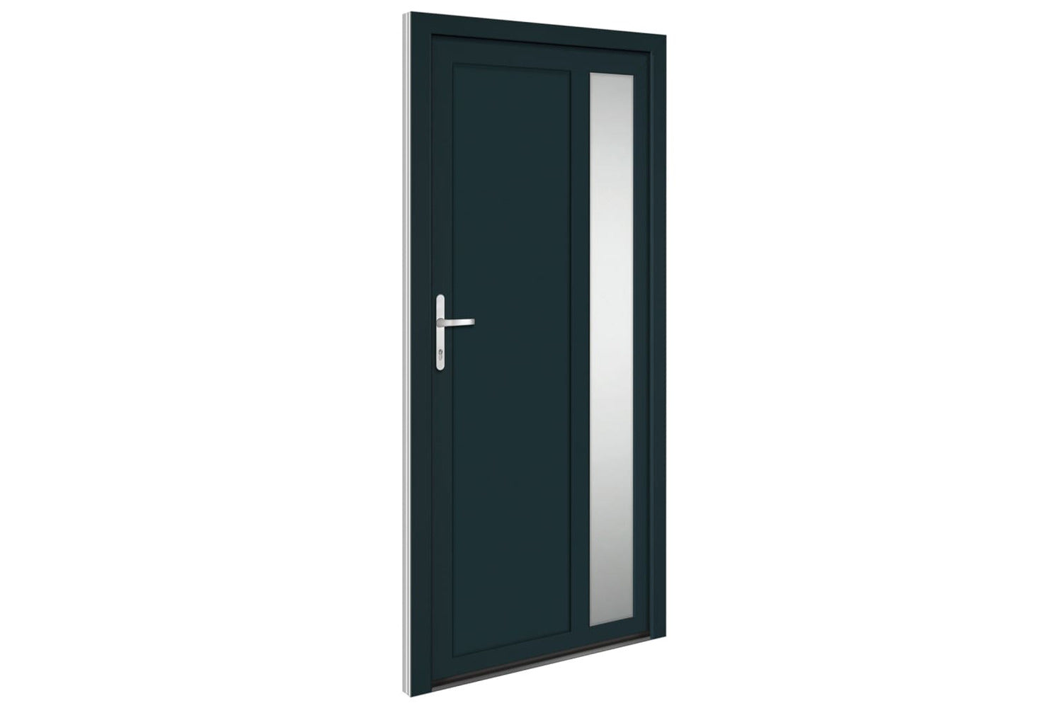 vidaXL 3157100 Front Door Anthracite 98x200cm Pvc-2