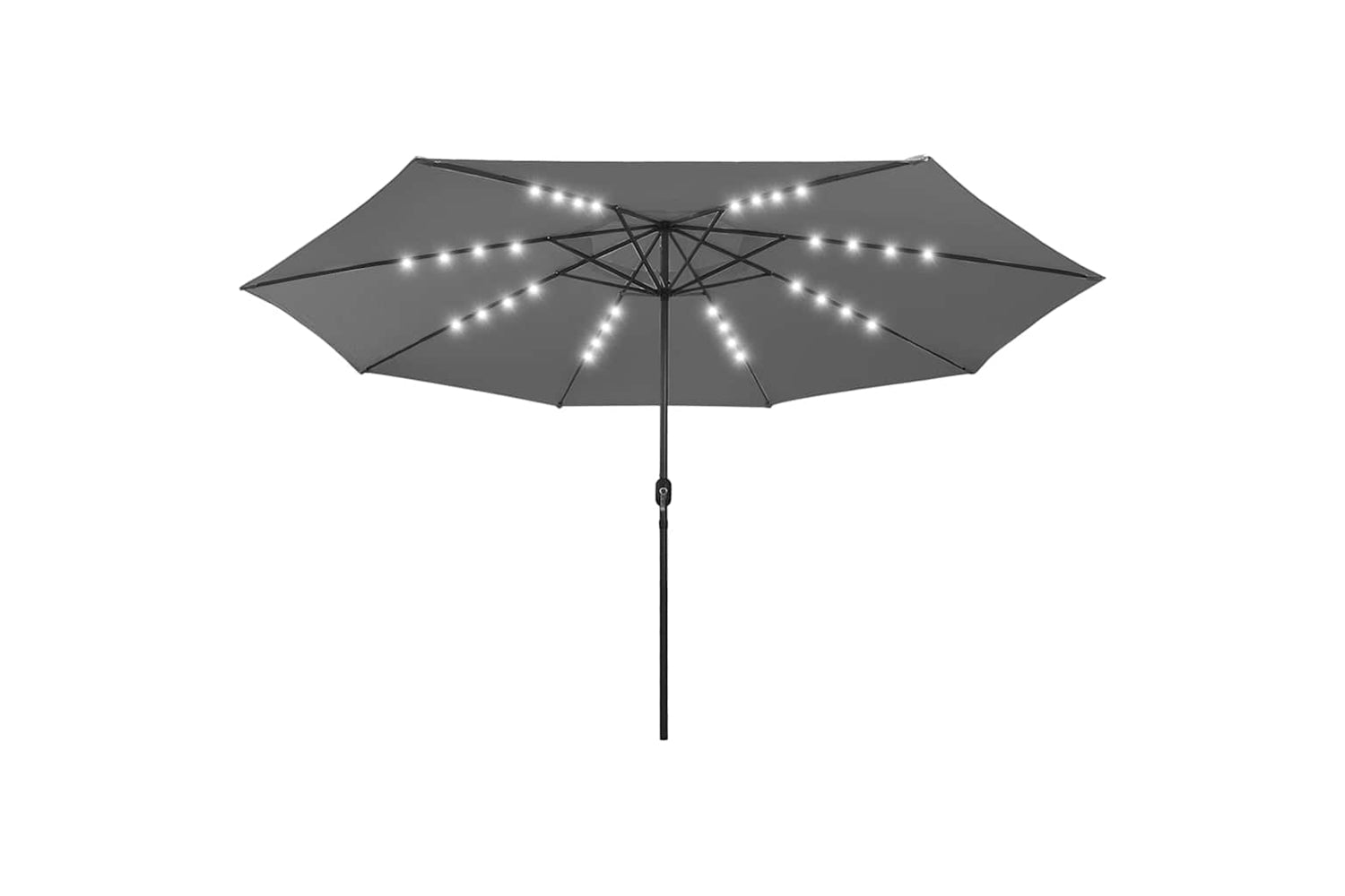 Vidaxl 312532 Outdoor Parasol With Led L-2