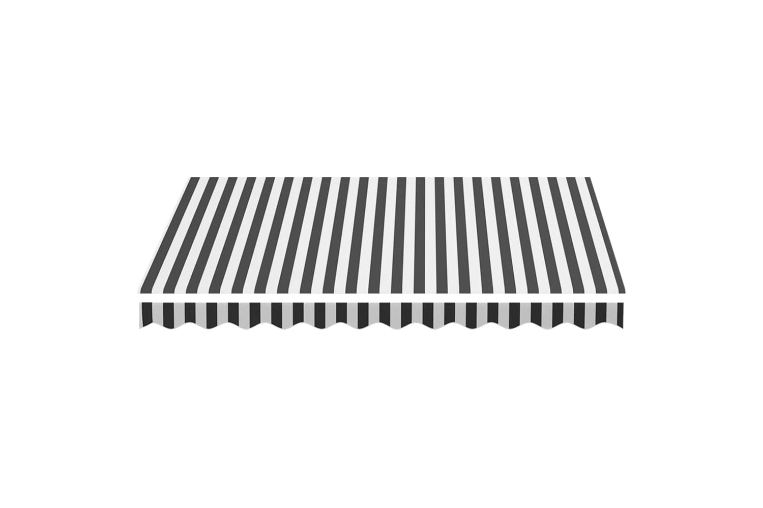 Vidaxl 311985 Replacement Fabric For Awning Anthracite And White 3x2.5 M-3