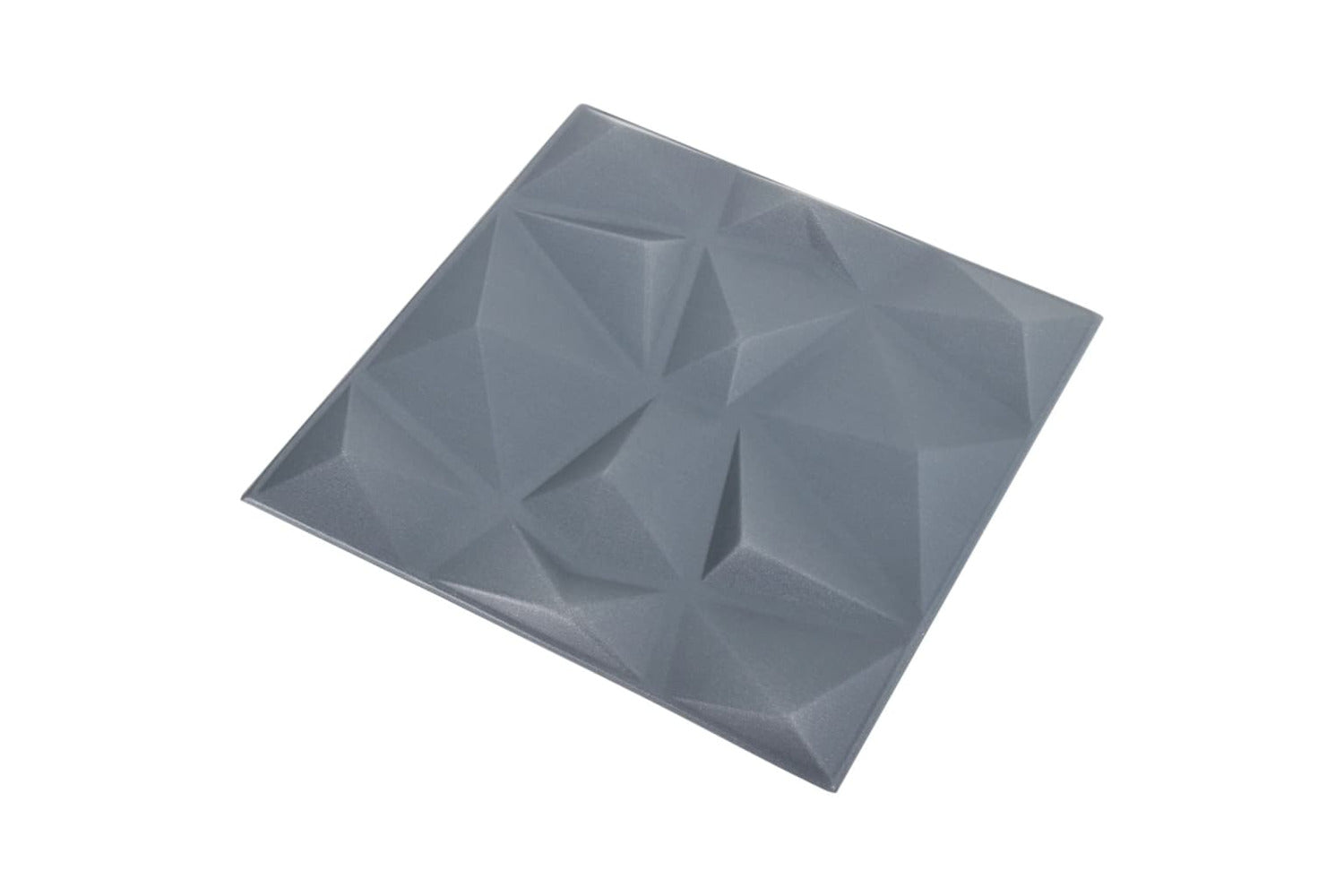 Vidaxl 3d Wall Panels 24 Pcs 50x50 Cm Diamond Grey 6 MÂ²-4
