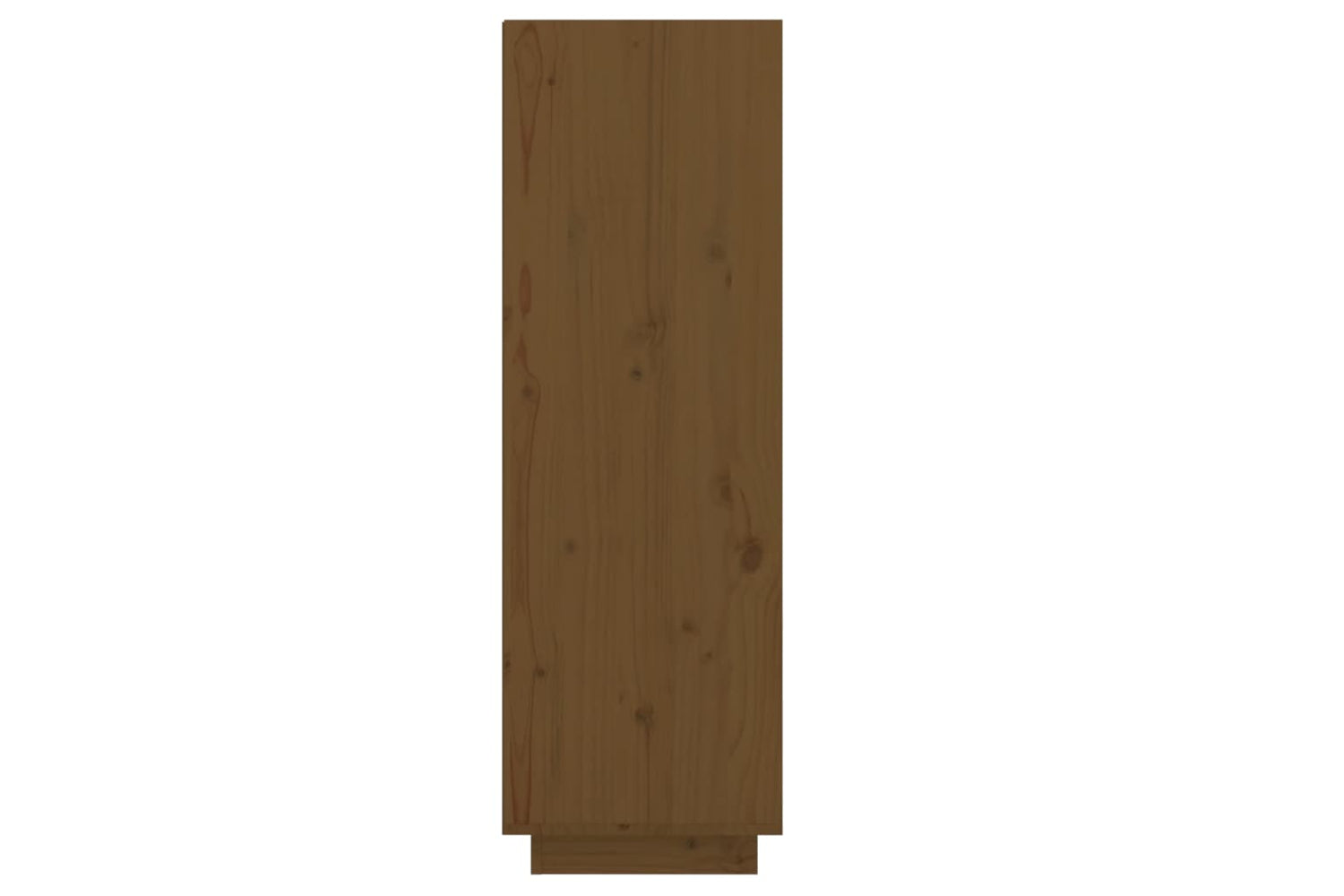 vidaXL Shoe Cabinet Honey Brown 30x34x105cm Solid Wood Pine-3