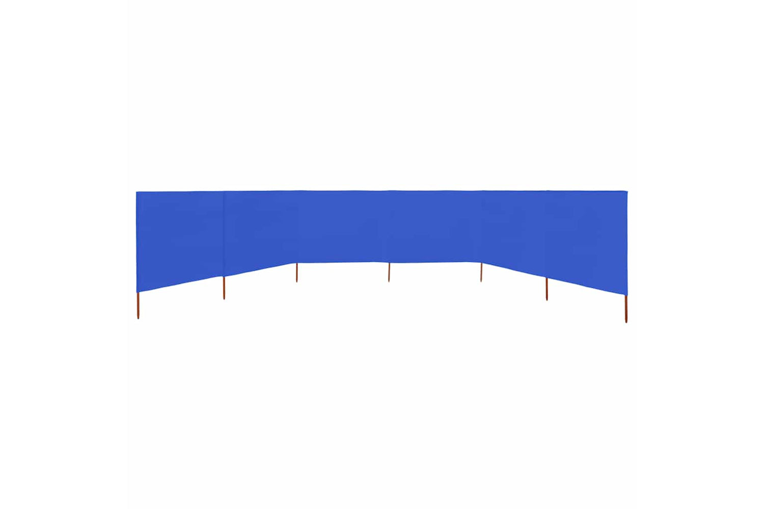 vidaXL 47173 6-panel Wind Screen Fabric 800x80cm Azure Blue-3