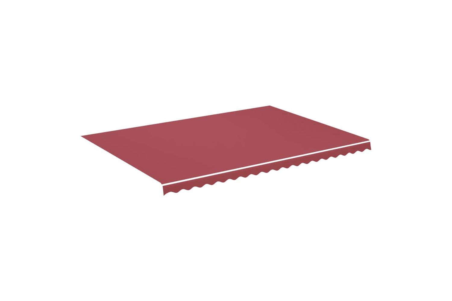 Vidaxl 311972 Replacement Fabric For Awning Burgundy Red 5x3.5 M