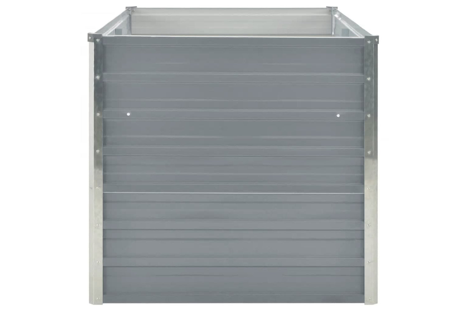 vidaXL 42404 Raised Garden Bed 160x80x77cm Galvanised Steel Grey-3