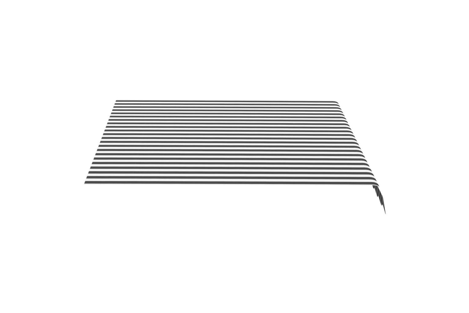 Vidaxl 311985 Replacement Fabric For Awning Anthracite And White 3x2.5 M-2