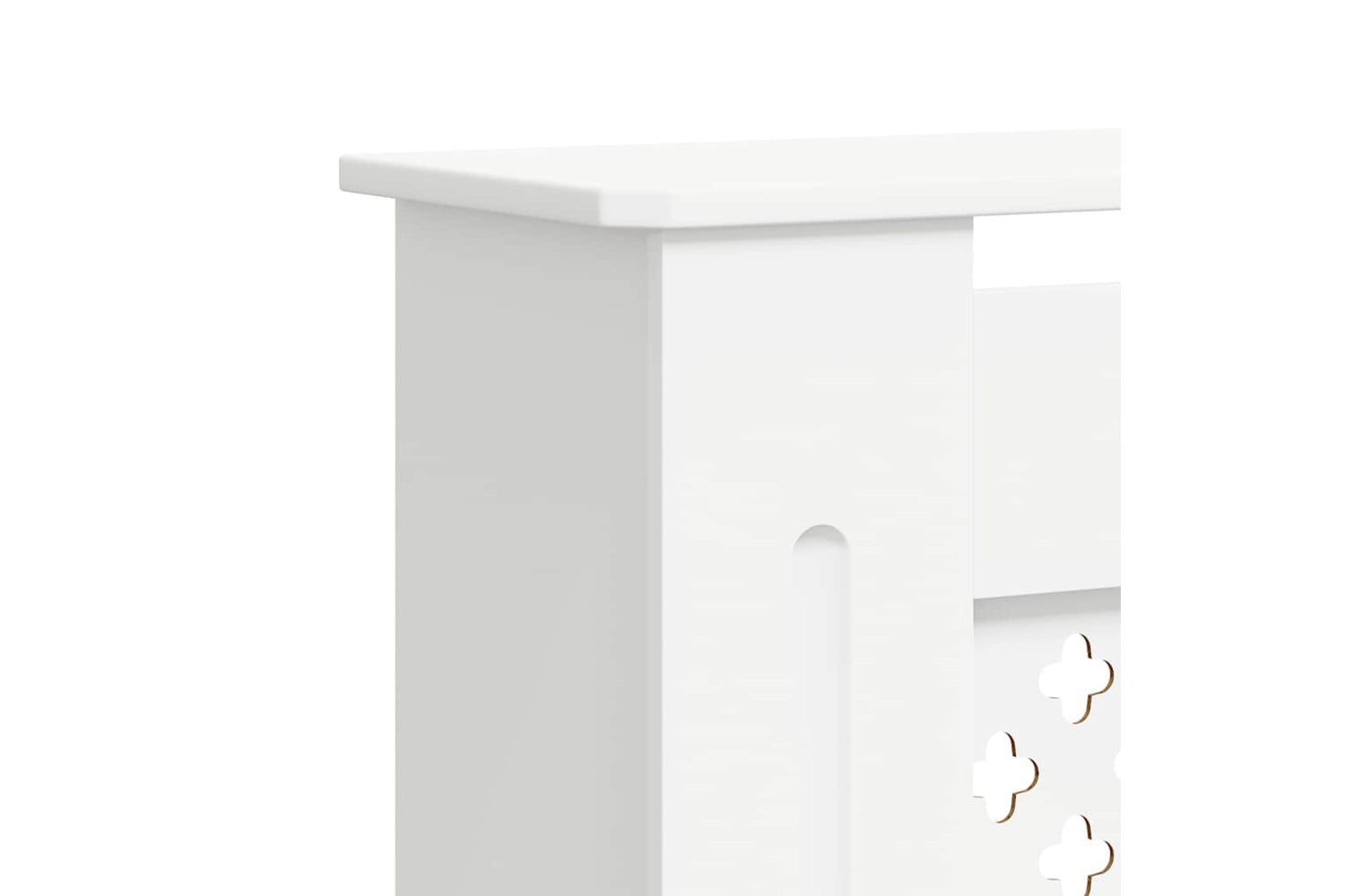 vidaXL Mdf Radiator Cover White 205cm-8