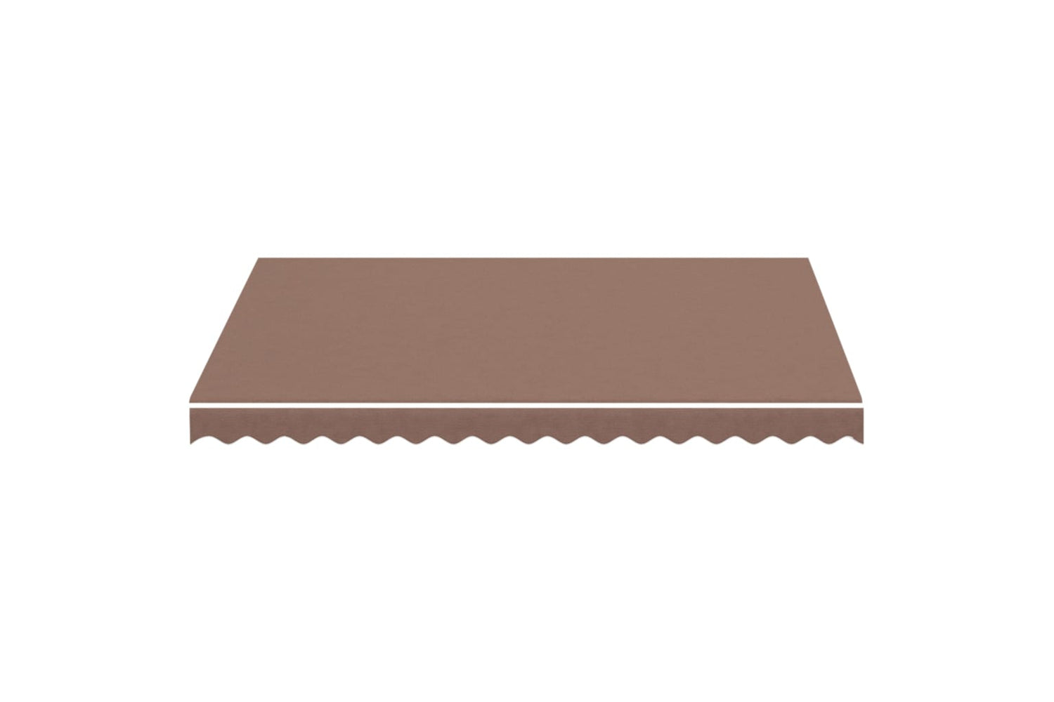 Vidaxl 311975 Replacement Fabric For Awning Brown 3x2.5 M-2
