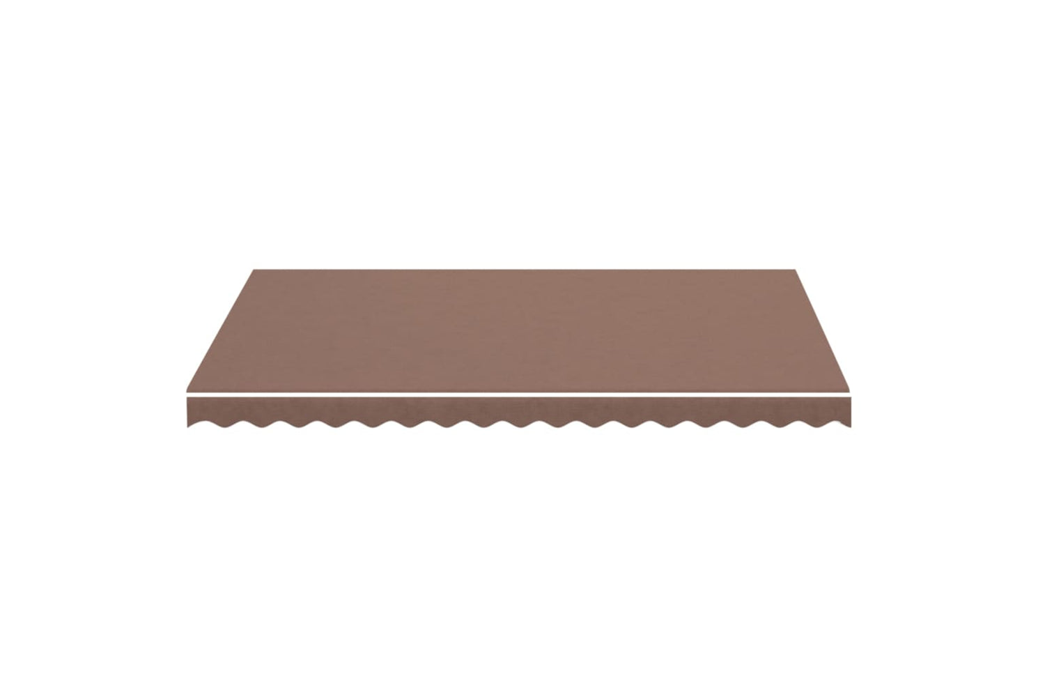 Vidaxl 311976 Replacement Fabric For Awning Brown 3.5x2.5 M-2