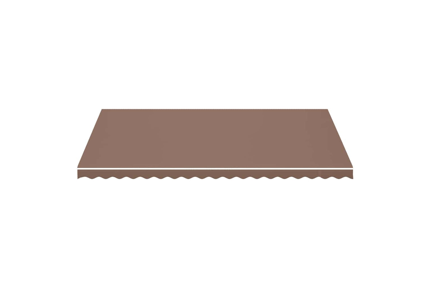 Vidaxl 311981 Replacement Fabric For Awning Brown 5x3 M-2