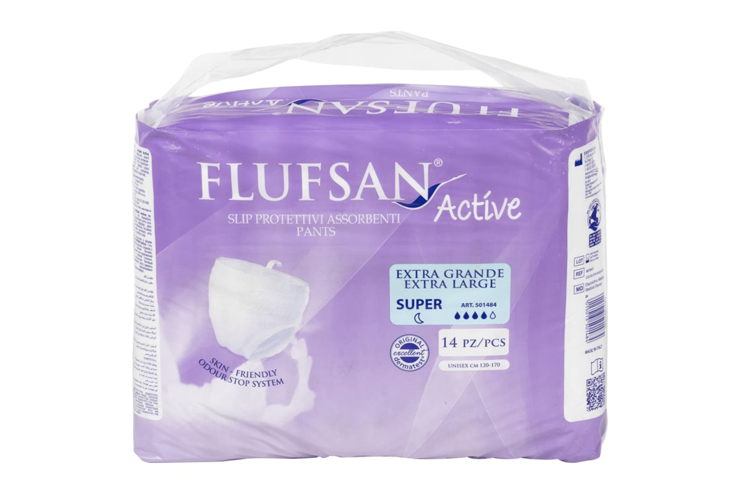 vidaXL 4008047 Flufsan Incontinence Pants For Adults 14 Pcs Size Xl-2