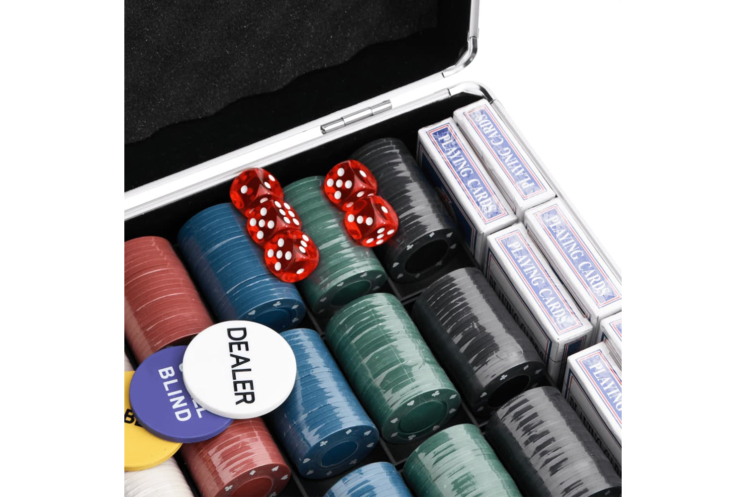 vidaXL 80413 Poker Chip Set 600 Pcs 4 G-7