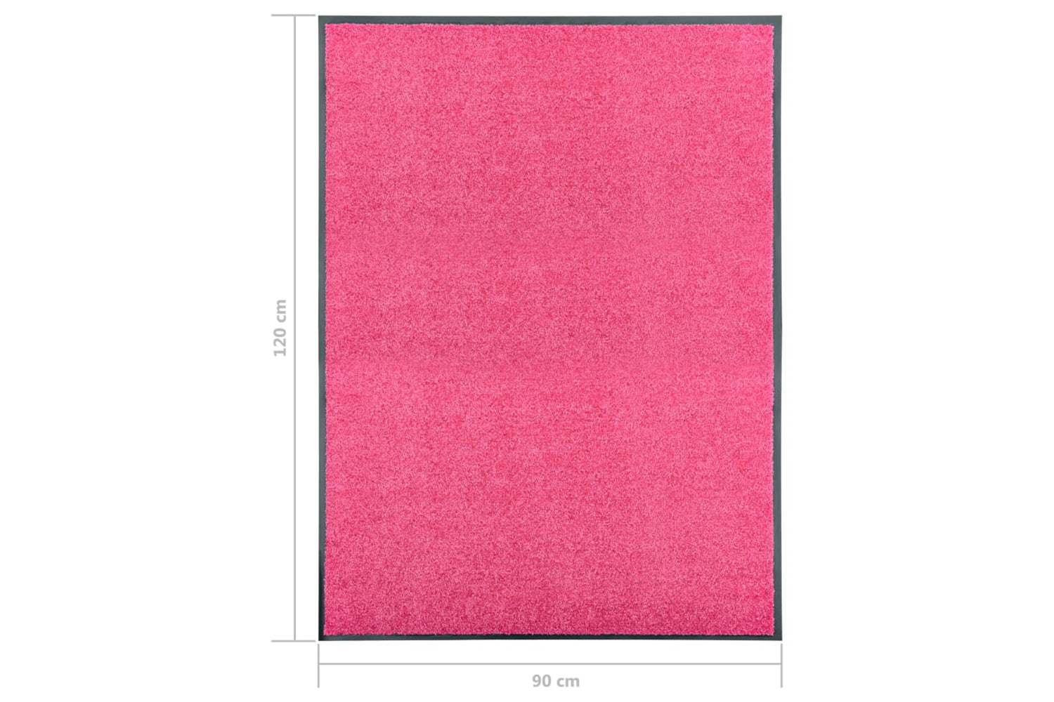 vidaXL 323448 Doormat Washable Pink 90x120cm-6