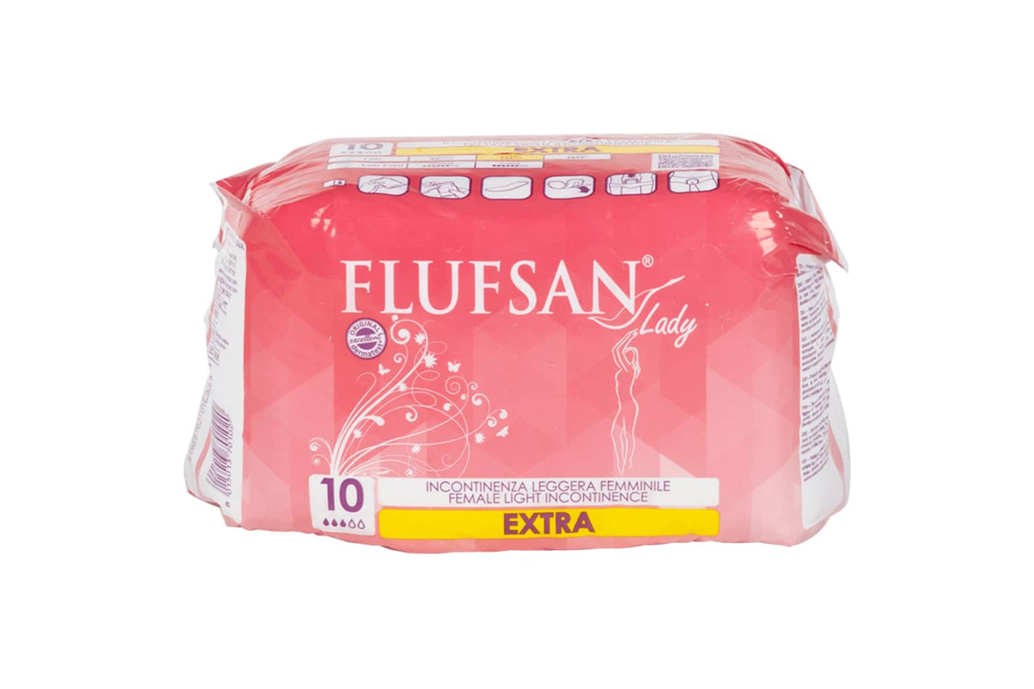 vidaXL 4008049 Flufsan Incontinence Pads For Women 120 Pcs-2