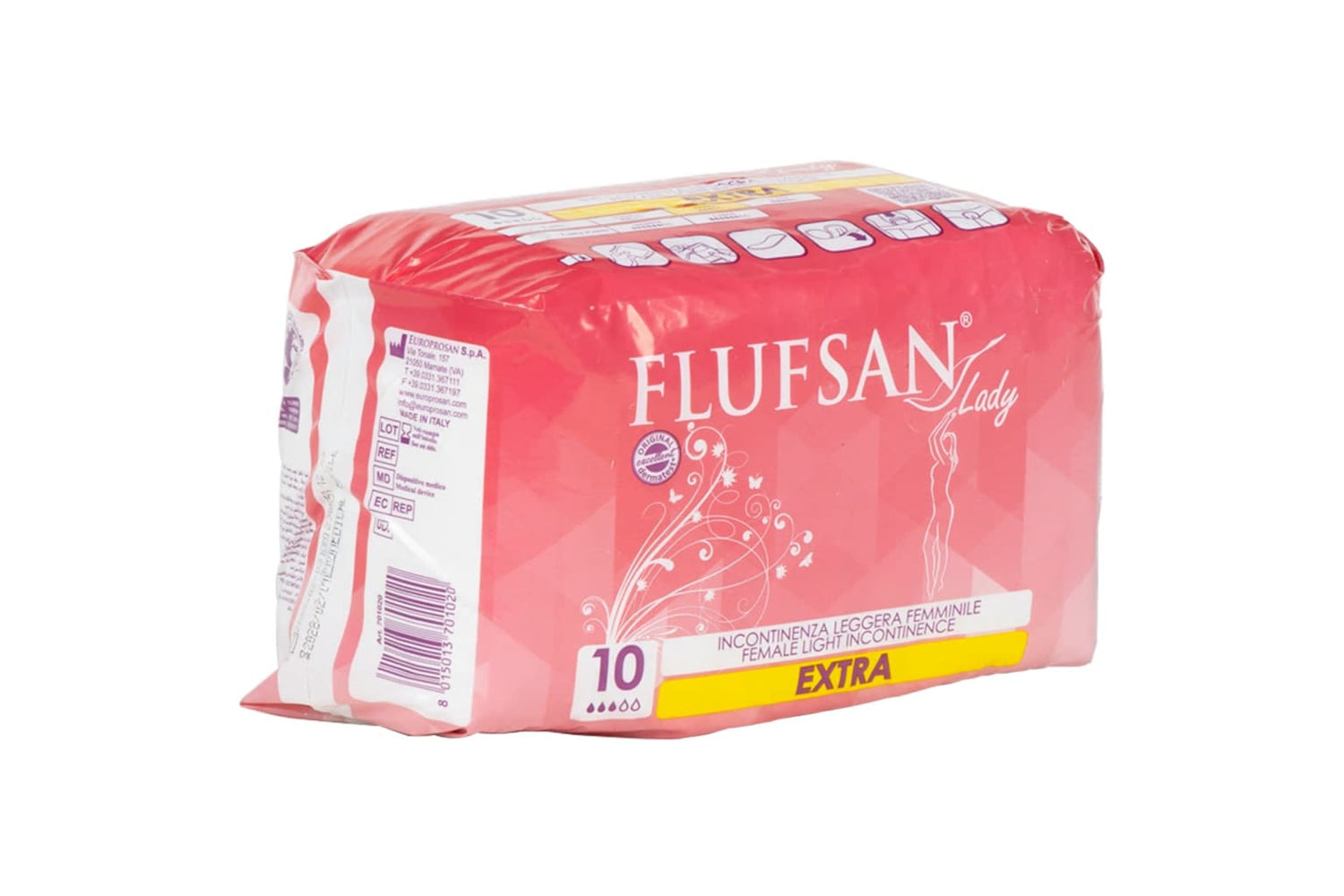 vidaXL 4008049 Flufsan Incontinence Pads For Women 120 Pcs-8