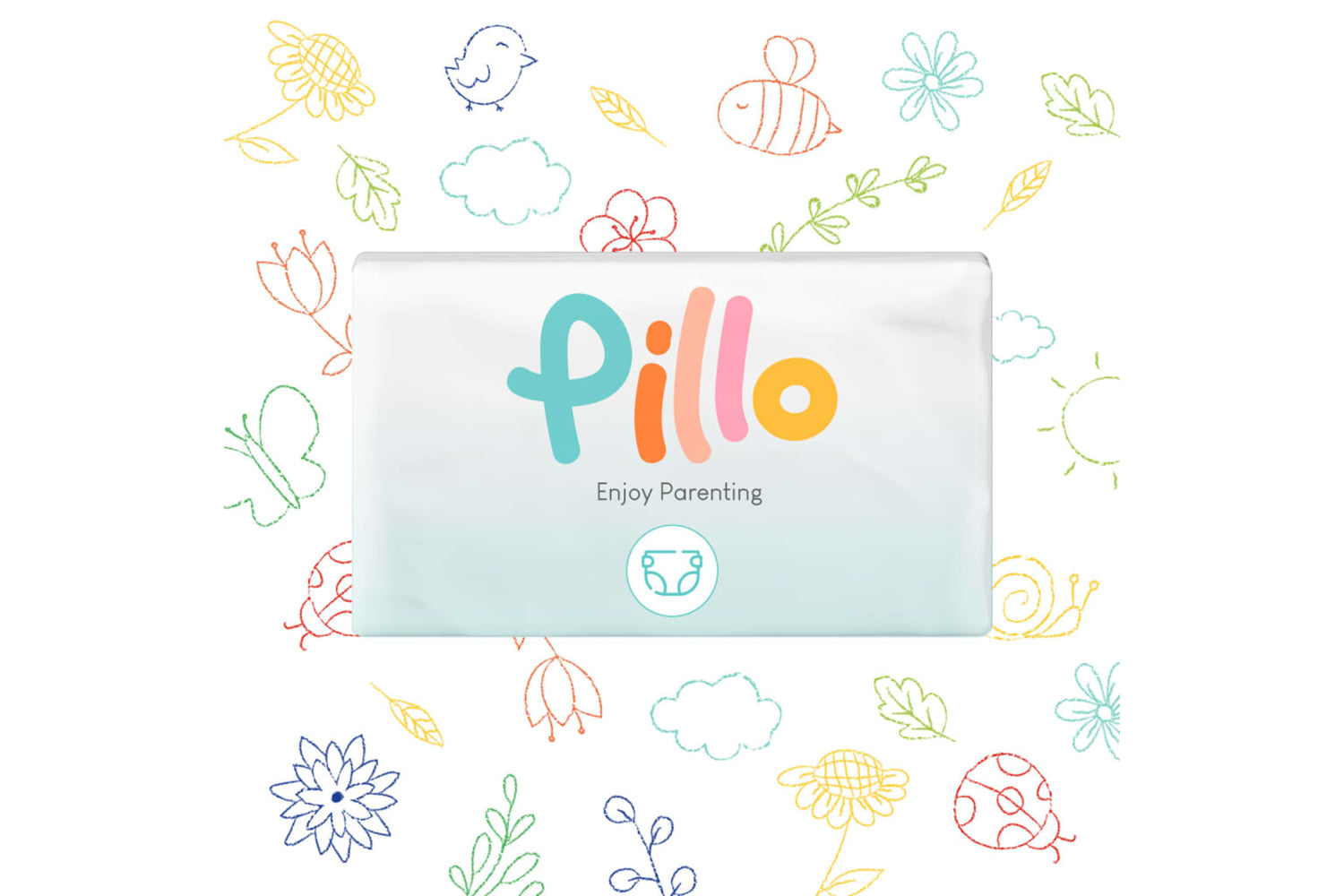 Pillo - 10415 Baby Nappies 186 Pcs Size 2 (4-8 Kg)-6