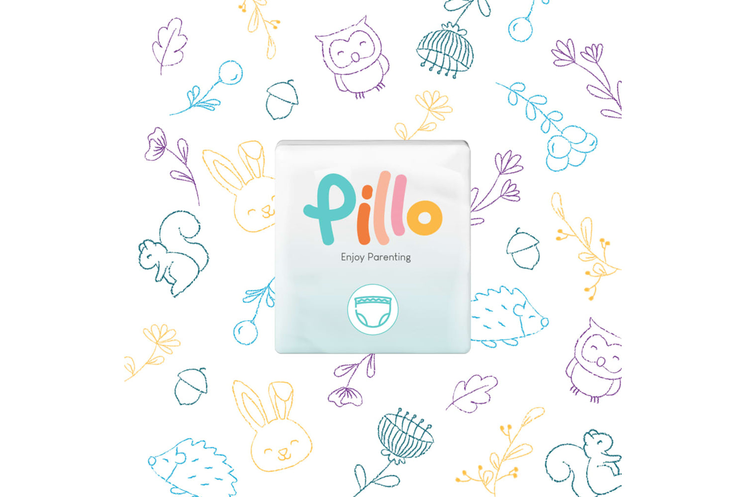 Pillo - 10421 Nappy Pants 132 Pcs Size 4 (9-14 Kg)-6
