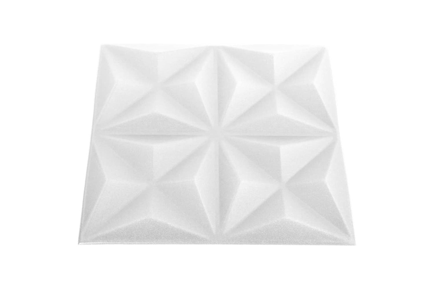 Vidaxl 3d Wall Panels 48 Pcs 50x50 Cm Origami White 12 MÂ²-5