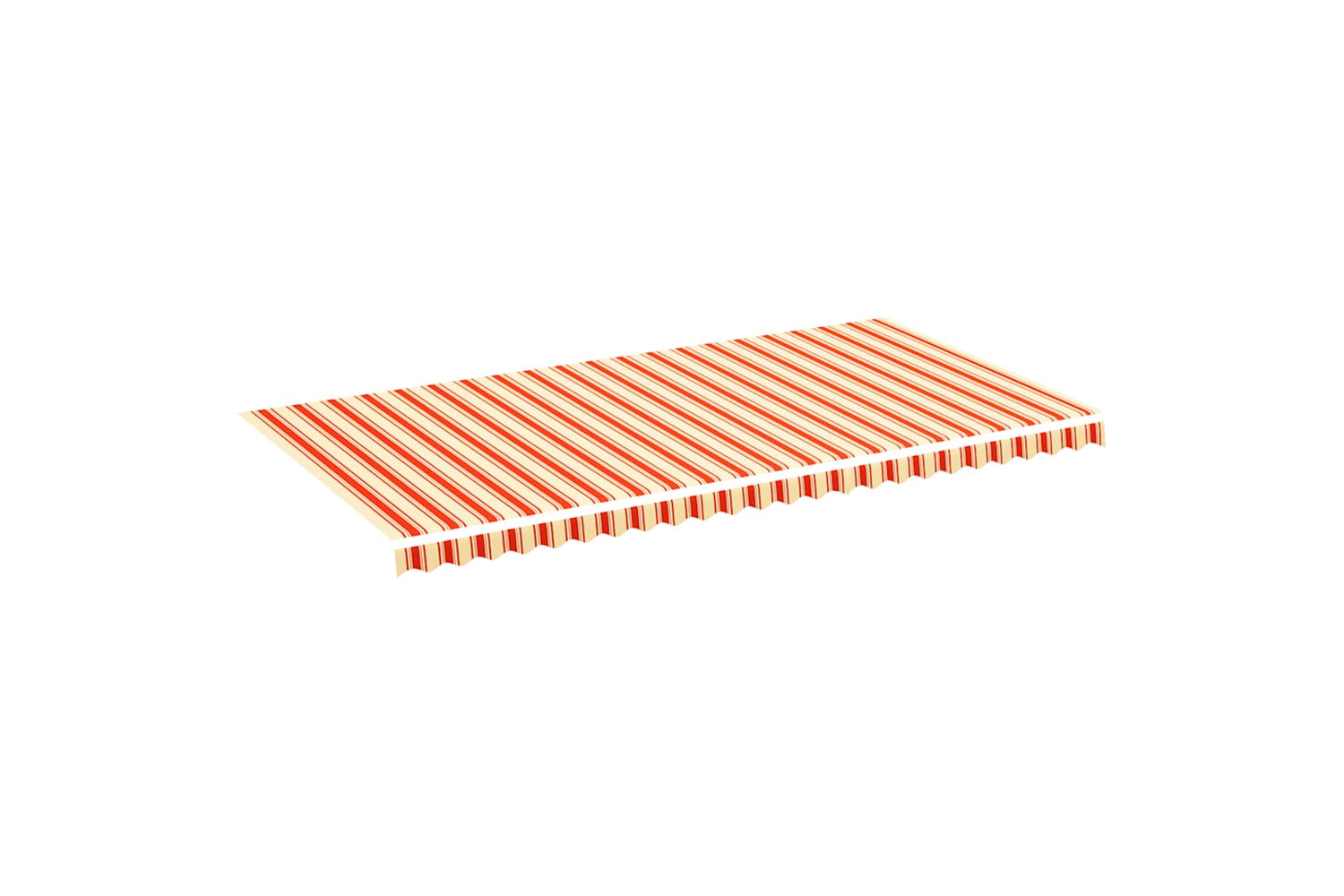 Vidaxl 312023 Replacement Fabric For Awning Yellow And Orange 6x3 M