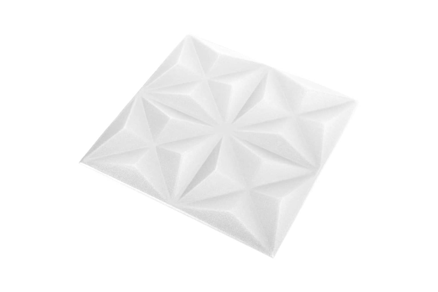Vidaxl 3d Wall Panels 48 Pcs 50x50 Cm Origami White 12 MÂ²-4