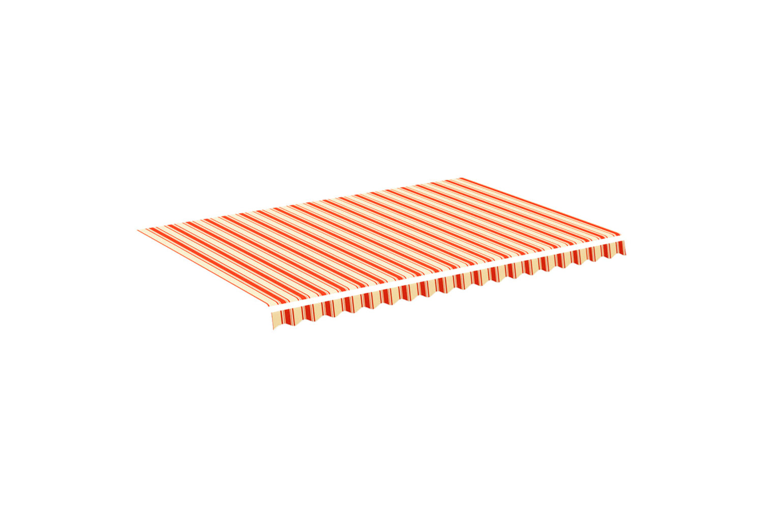 Vidaxl 312019 Replacement Fabric For Awning Yellow And Orange 4.5x3 M