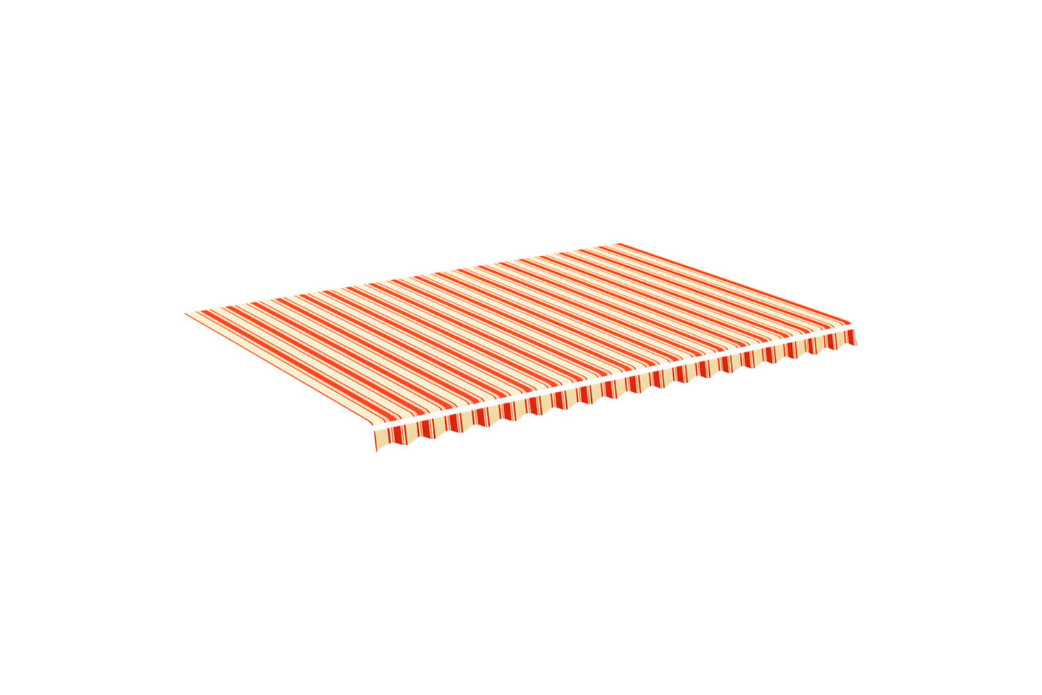 Vidaxl 312022 Replacement Fabric For Awning Yellow And Orange 5x3.5 M