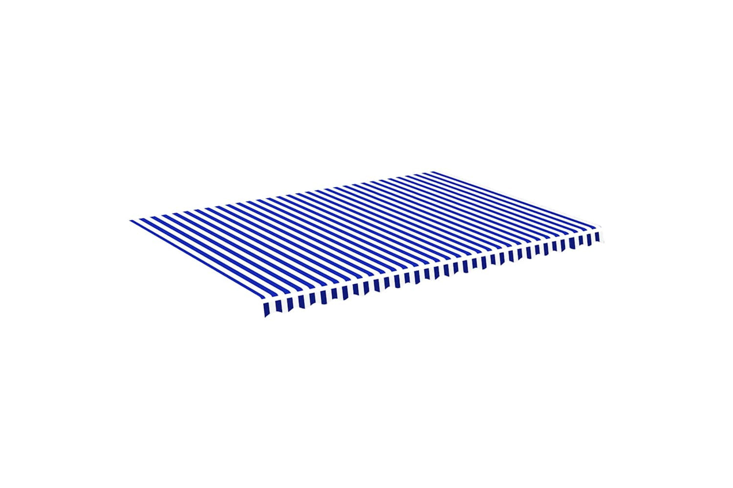 Vidaxl 311922 Replacement Fabric For Awning Blue And White 5x3.5 M