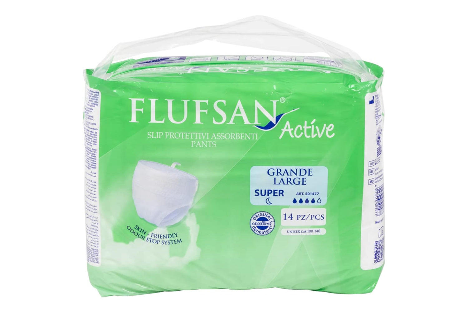 vidaXL 4008046 Flufsan Incontinence Pants For Adults 14 Pcs Size L-2
