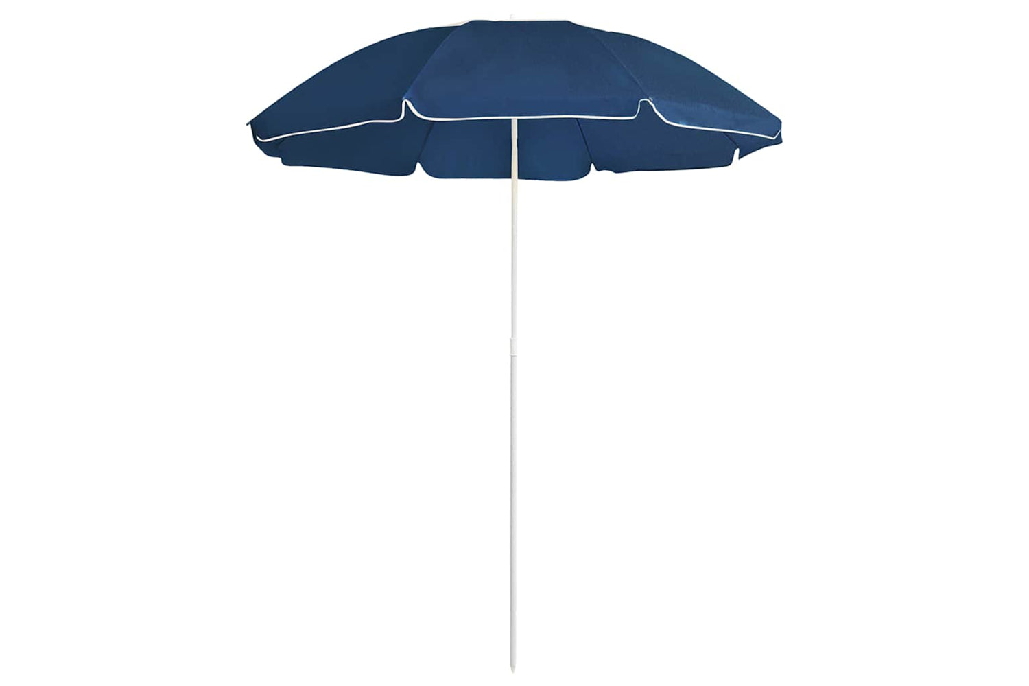 vidaXL 315541 Outdoor Parasol With Steel Pole Blue 180cm