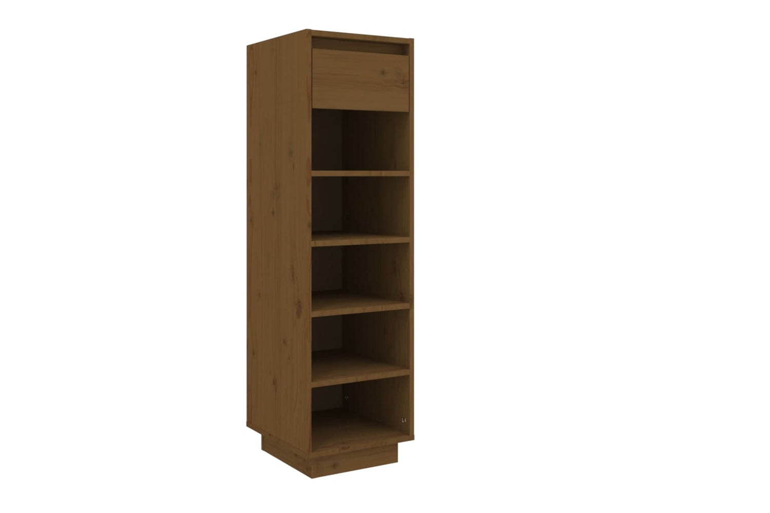 vidaXL Shoe Cabinet Honey Brown 30x34x105cm Solid Wood Pine
