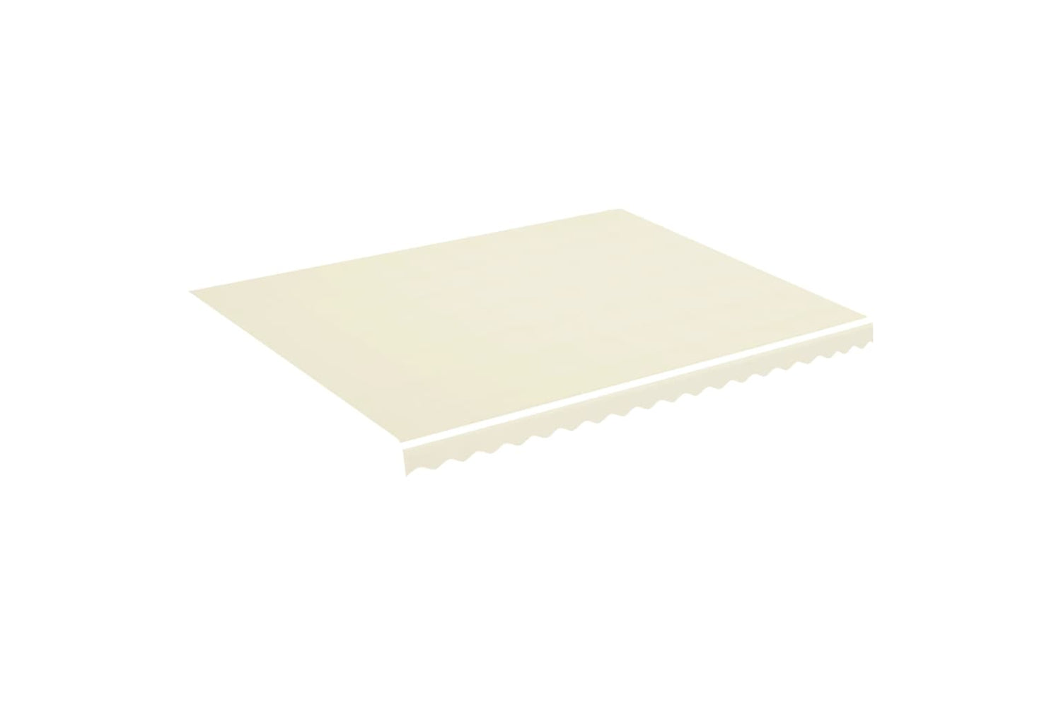 Vidaxl Replacement Fabric For Awning Cream 4.5x3.5 M