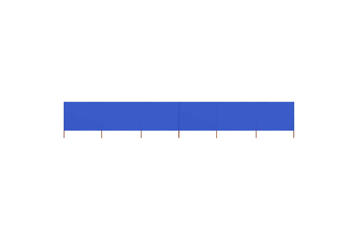 vidaXL 47173 6-panel Wind Screen Fabric 800x80cm Azure Blue