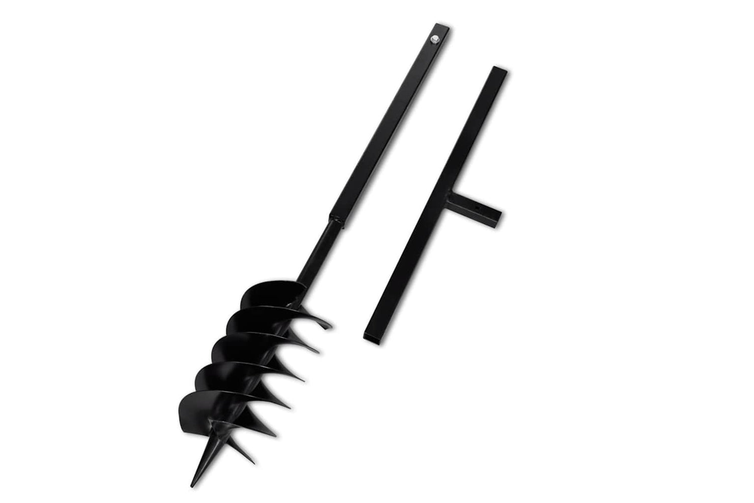 vidaXL 270528 Ground Drill With Handle 150mm With Extension Tube 9 M Steel-4
