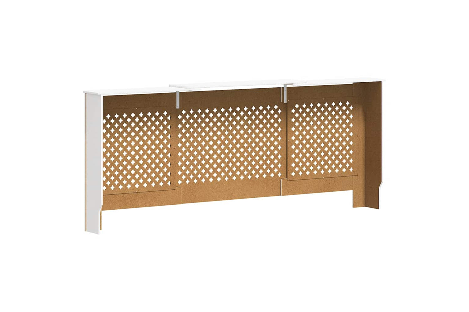 vidaXL Mdf Radiator Cover White 205cm-6